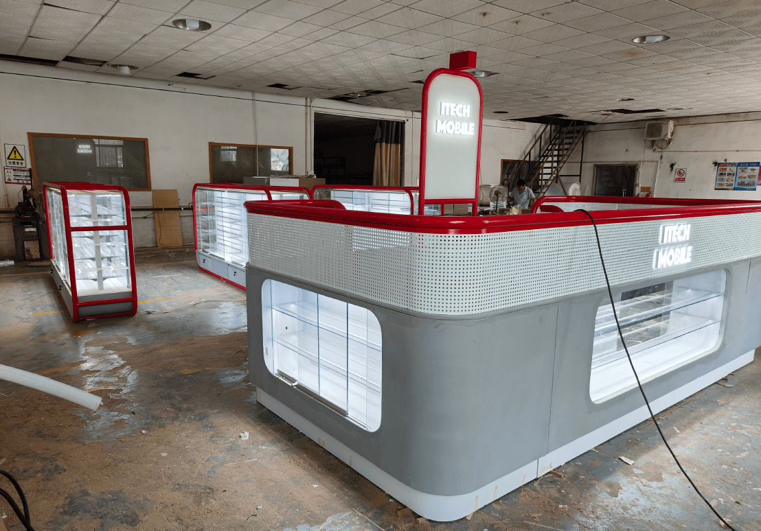 M2 Custom Mobile Accessories Kiosk