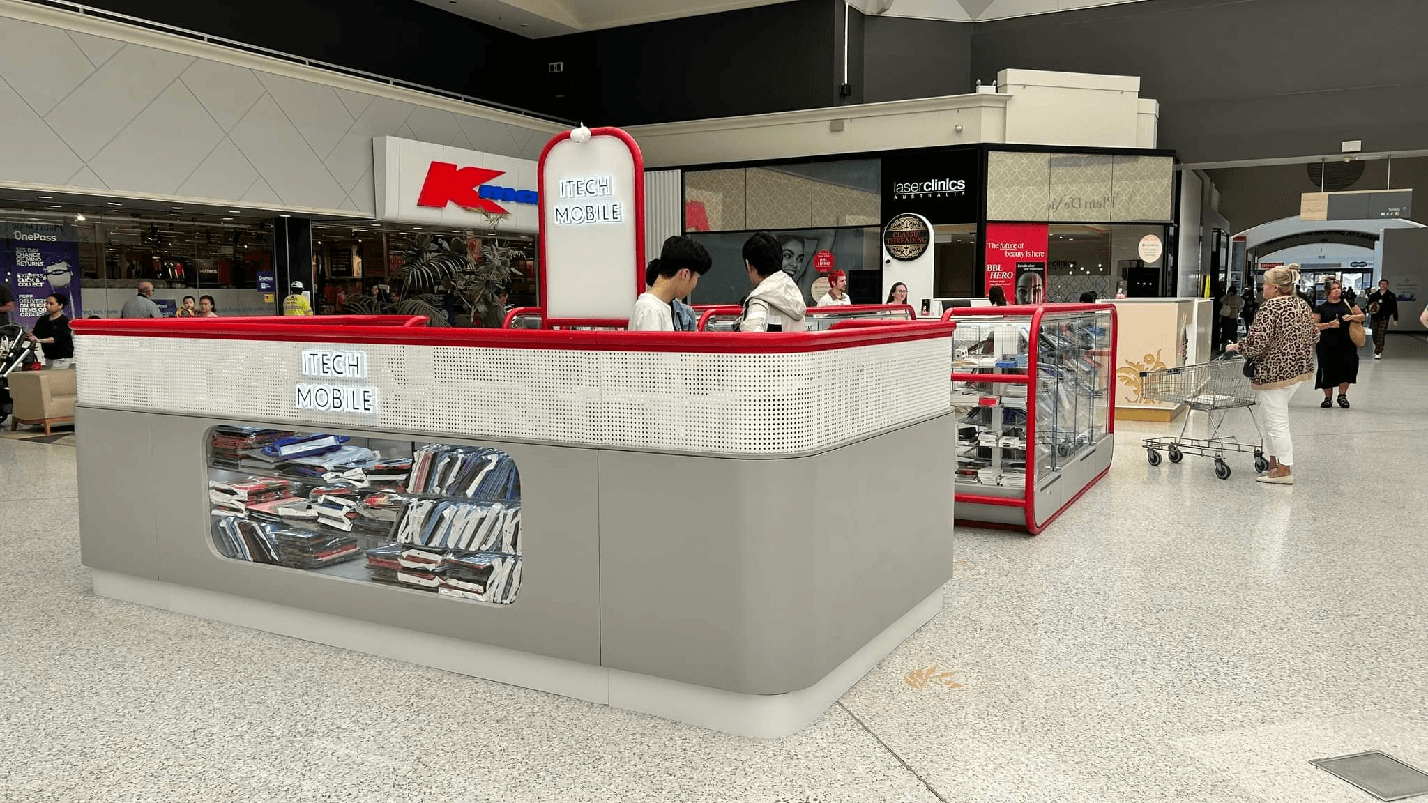 M2 Custom Mobile Accessories Kiosk