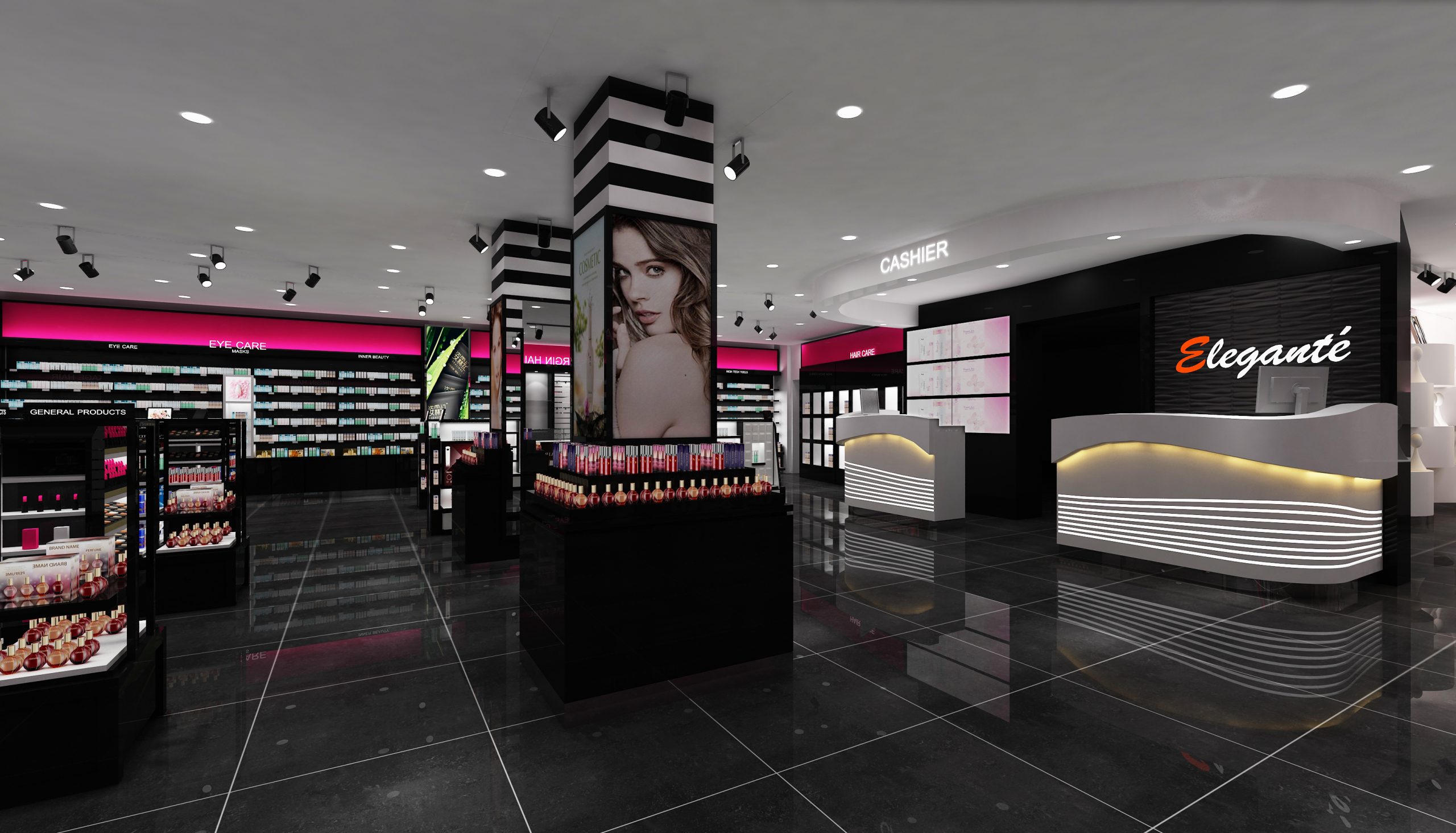 Elegante Department Store 5-Floor Project – Makeup Floor