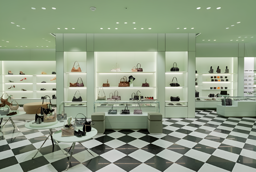 Prada Display Rack PRADA’s Fashion : Guadalajara Store Design - m2display